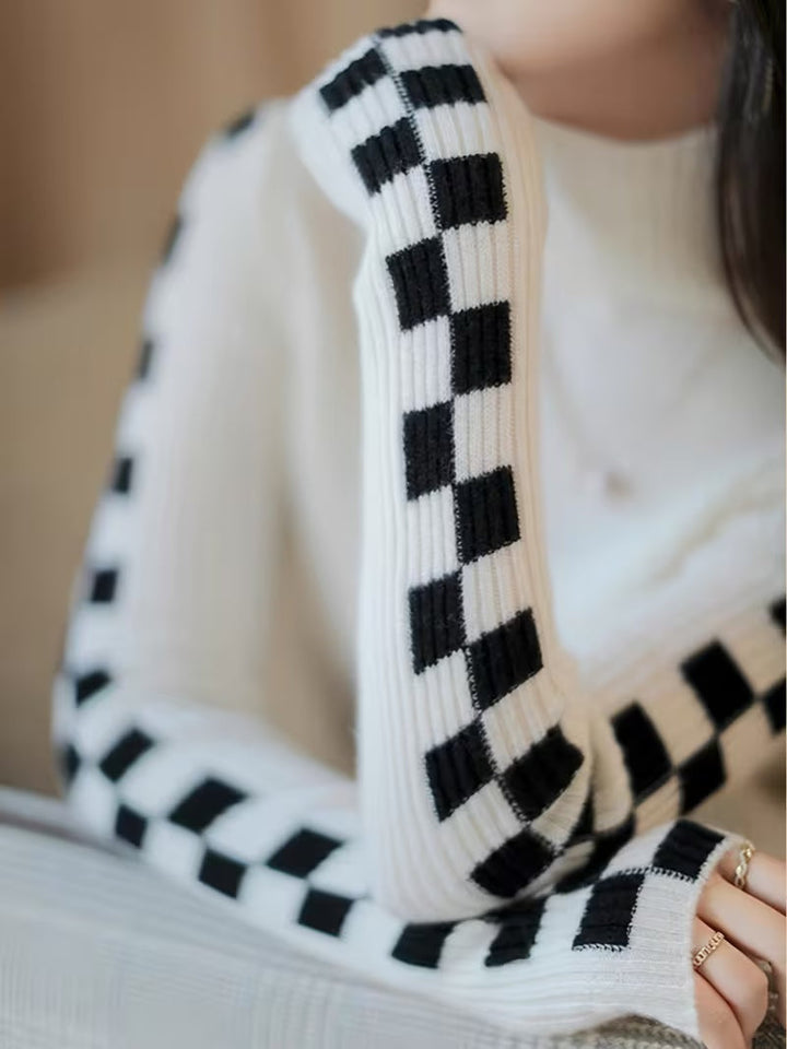Faith | Graphic Ribbed Sweater for Women