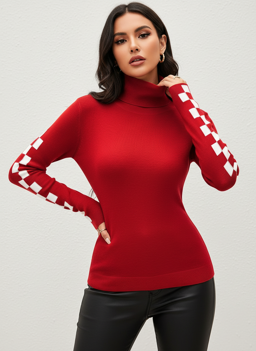 Faith | Graphic Ribbed Sweater for Women