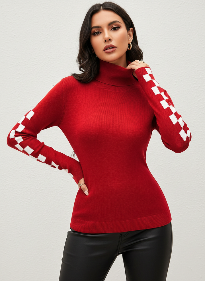 Faith | Graphic Ribbed Sweater for Women