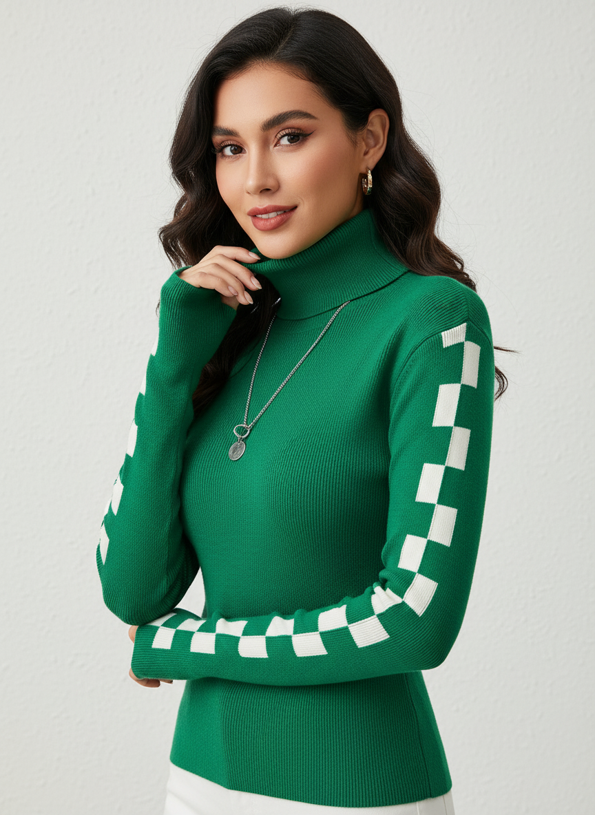 Faith | Graphic Ribbed Sweater for Women