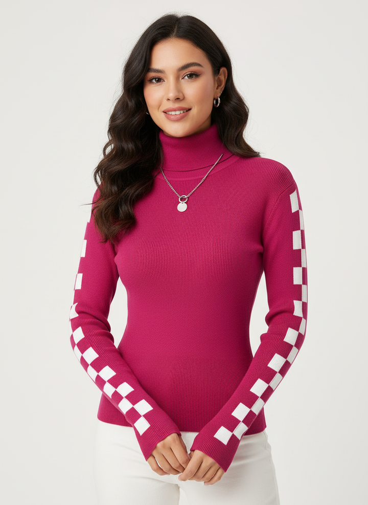 Faith | Graphic Ribbed Sweater for Women