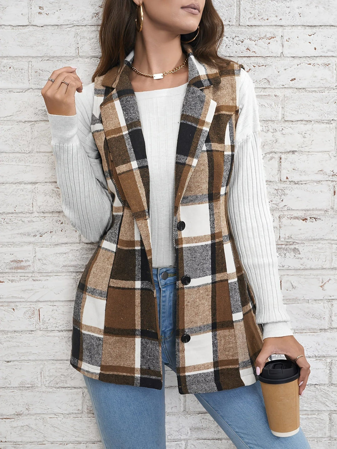 Elise | Sleeveless Knit Vest for Women