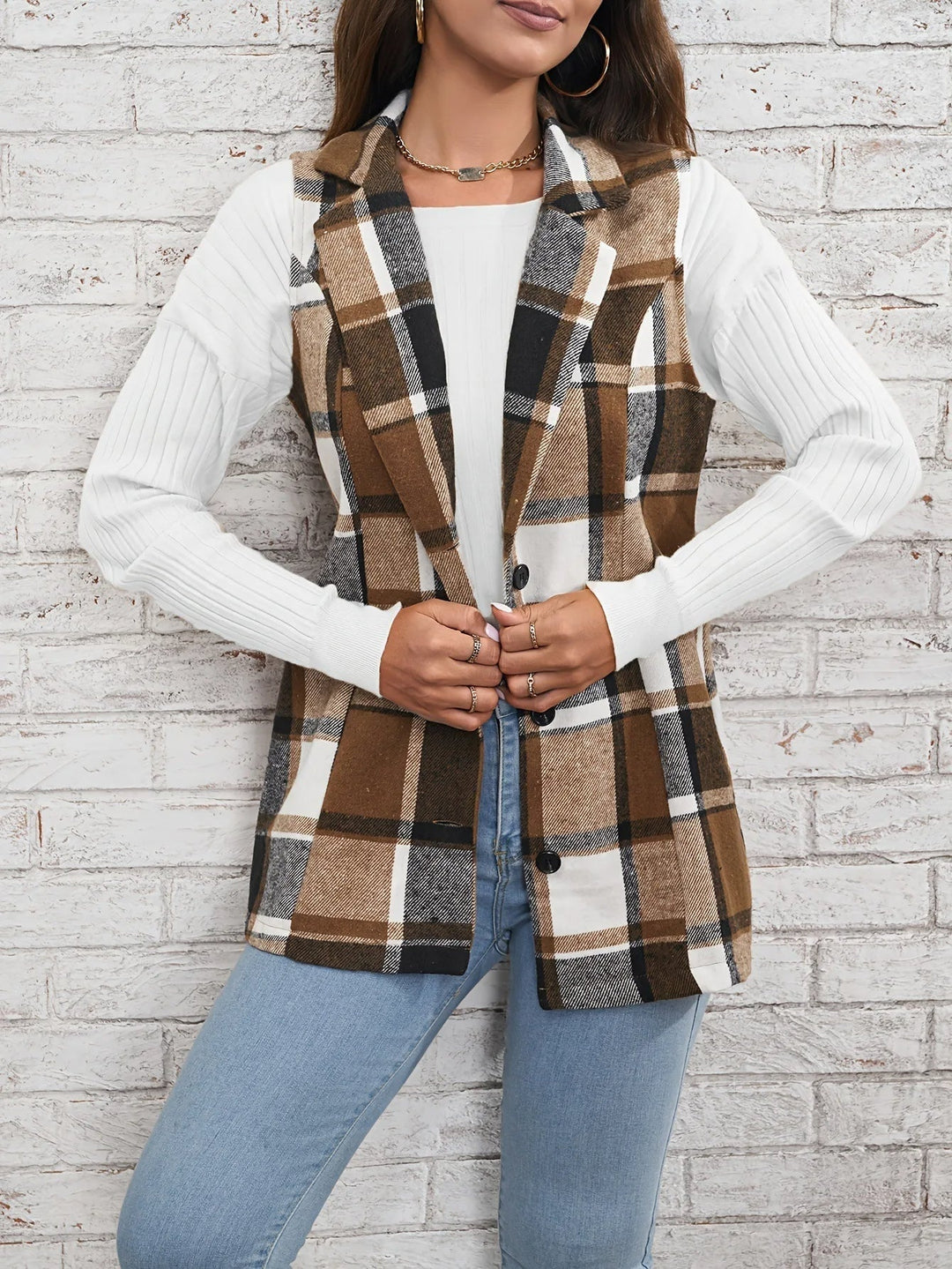 Elise | Sleeveless Knit Vest for Women