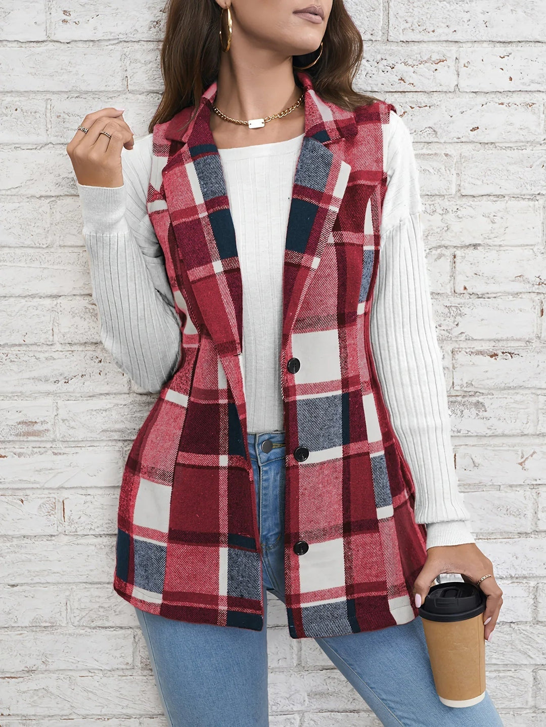 Elise | Sleeveless Knit Vest for Women