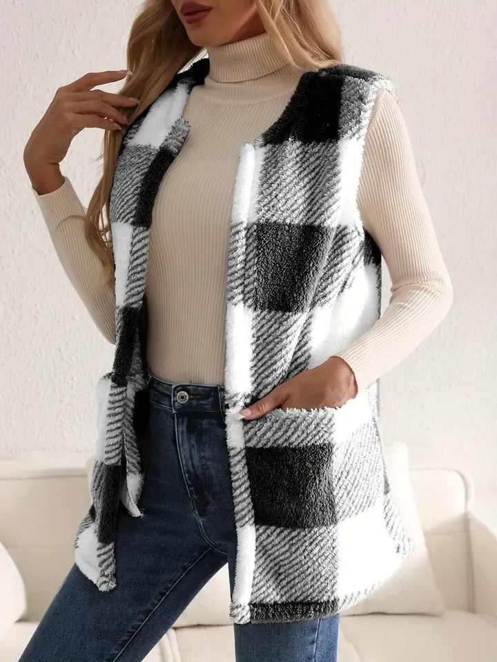 Brianna | Fluffy Sleeveless Teddy Gilet for Women