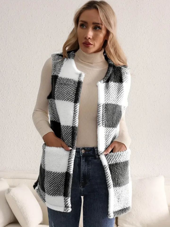 Brianna | Fluffy Sleeveless Teddy Gilet for Women