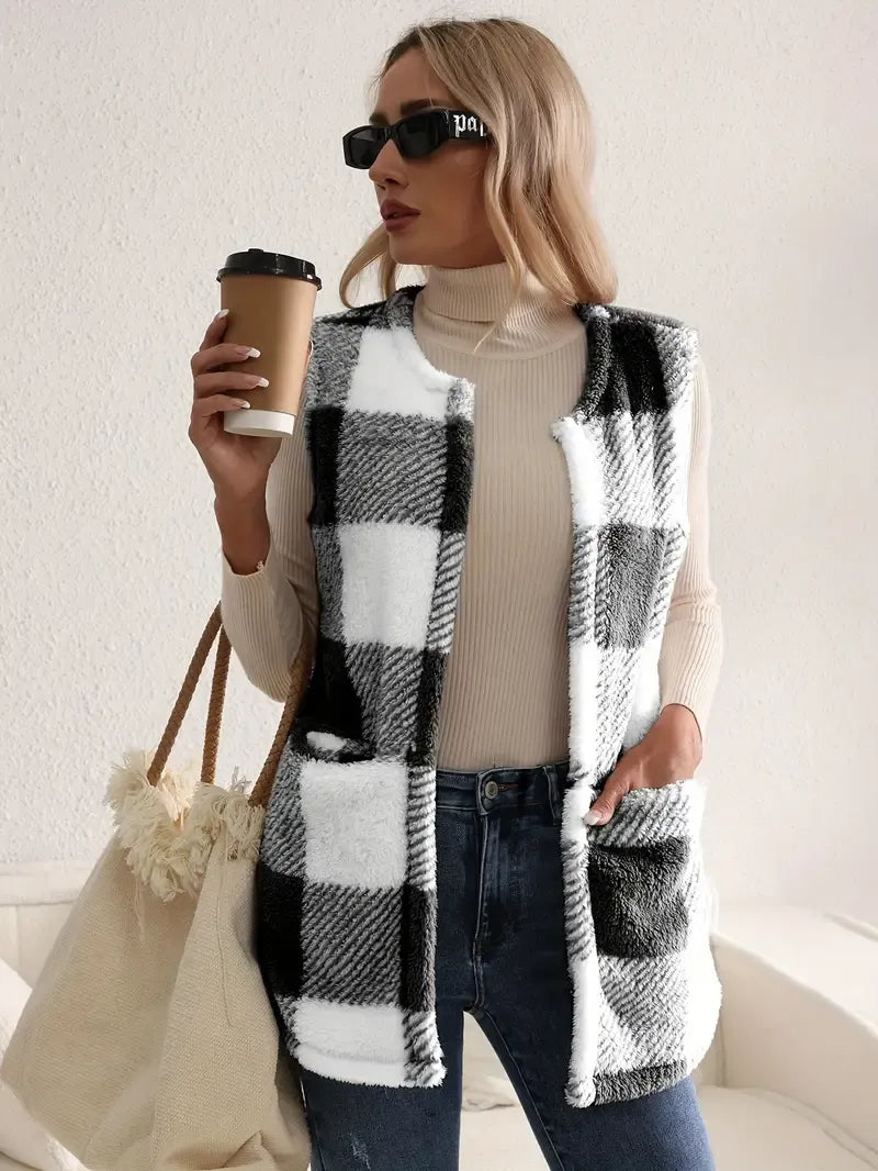 Brianna | Fluffy Sleeveless Teddy Gilet for Women