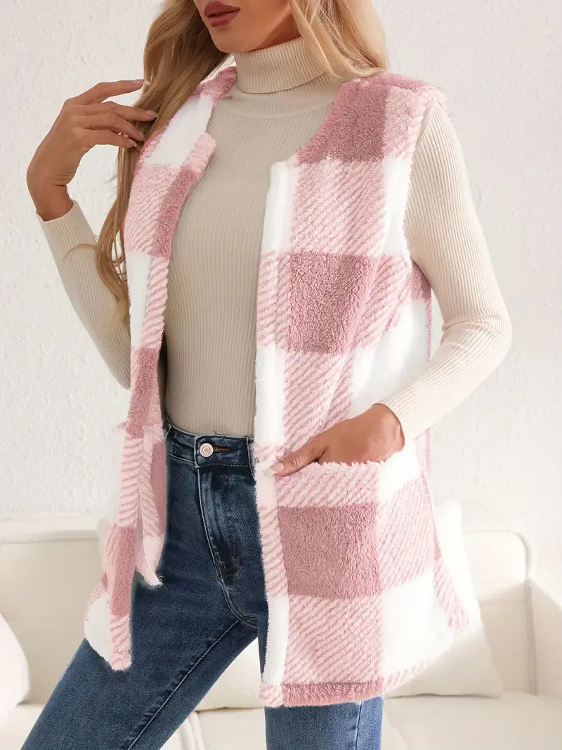 Brianna | Fluffy Sleeveless Teddy Gilet for Women