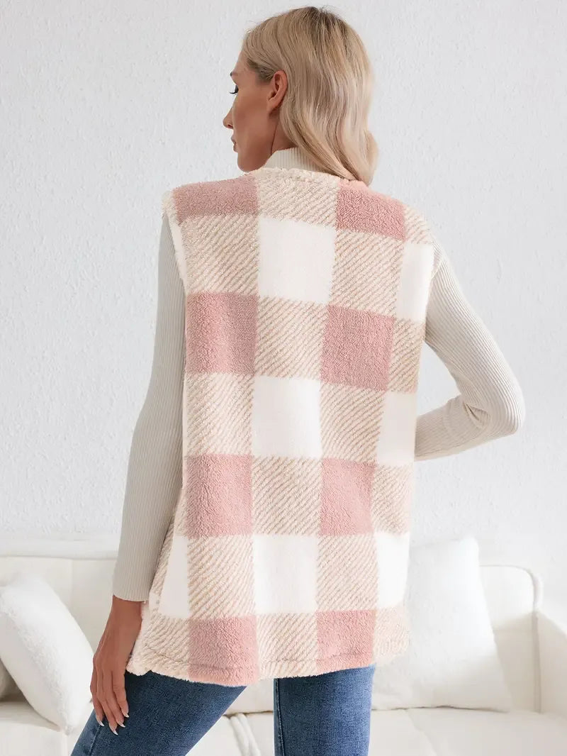 Brianna | Fluffy Sleeveless Teddy Gilet for Women
