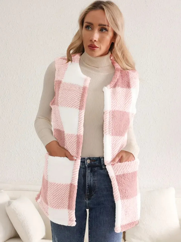 Brianna | Fluffy Sleeveless Teddy Gilet for Women