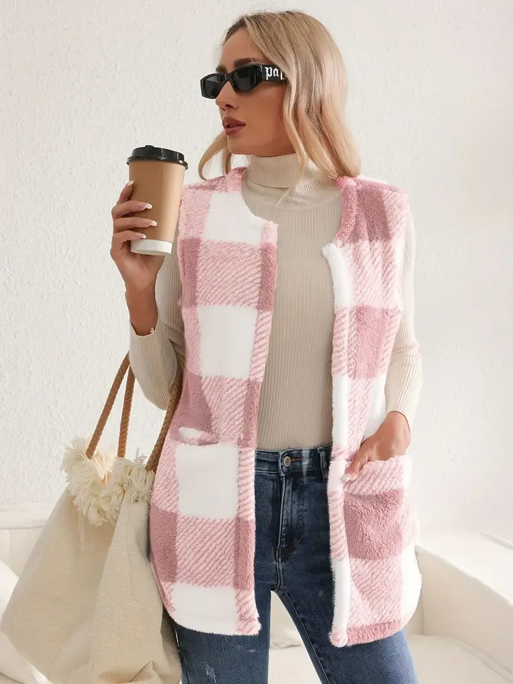 Brianna | Fluffy Sleeveless Teddy Gilet for Women