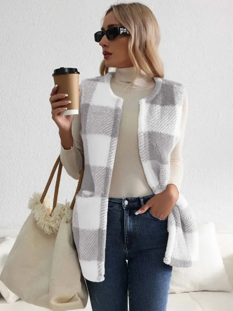 Brianna | Fluffy Sleeveless Teddy Gilet for Women