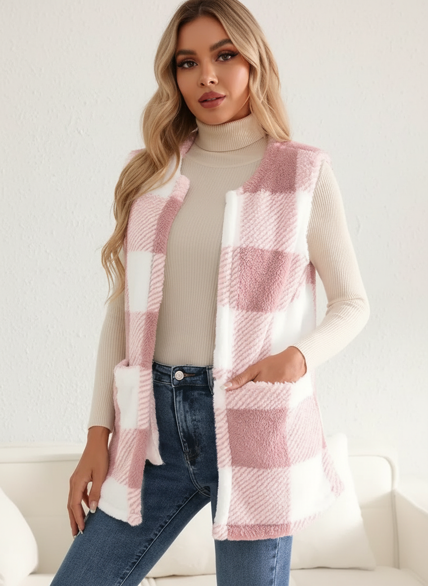 Brianna | Fluffy Sleeveless Teddy Gilet for Women