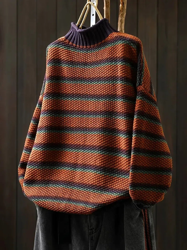 Isabelle | Striped Ribbed Sweater for Women