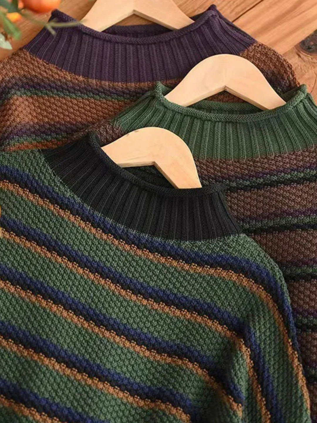Isabelle | Striped Ribbed Sweater for Women