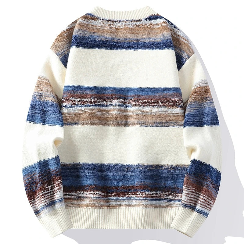 Sofia | Striped V-Neck Cardigan for Women