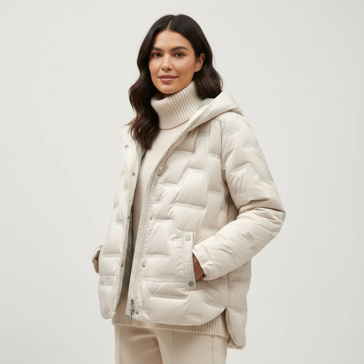 Miriam | Hooded Quilted Puffer Jacket for Women