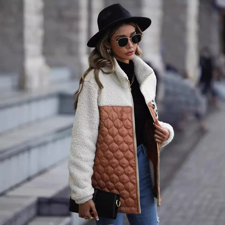 Alexis | Leopard Print Puffer Jacket for Women