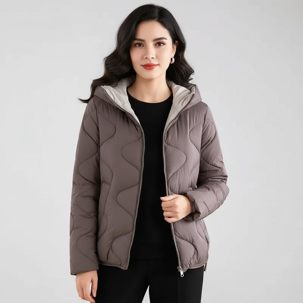 Alyssa | Hooded Puffer Jacket for Women