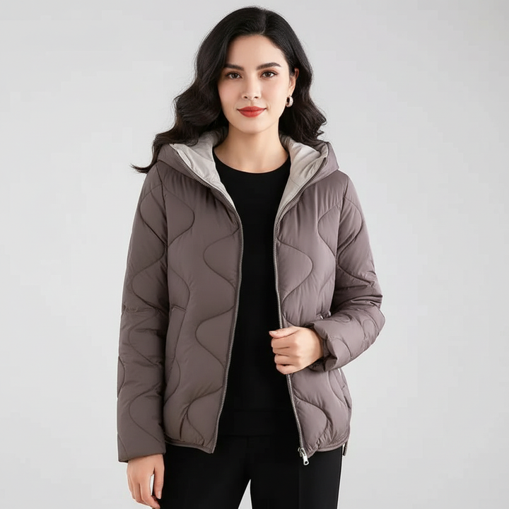 Alyssa | Hooded Puffer Jacket for Women
