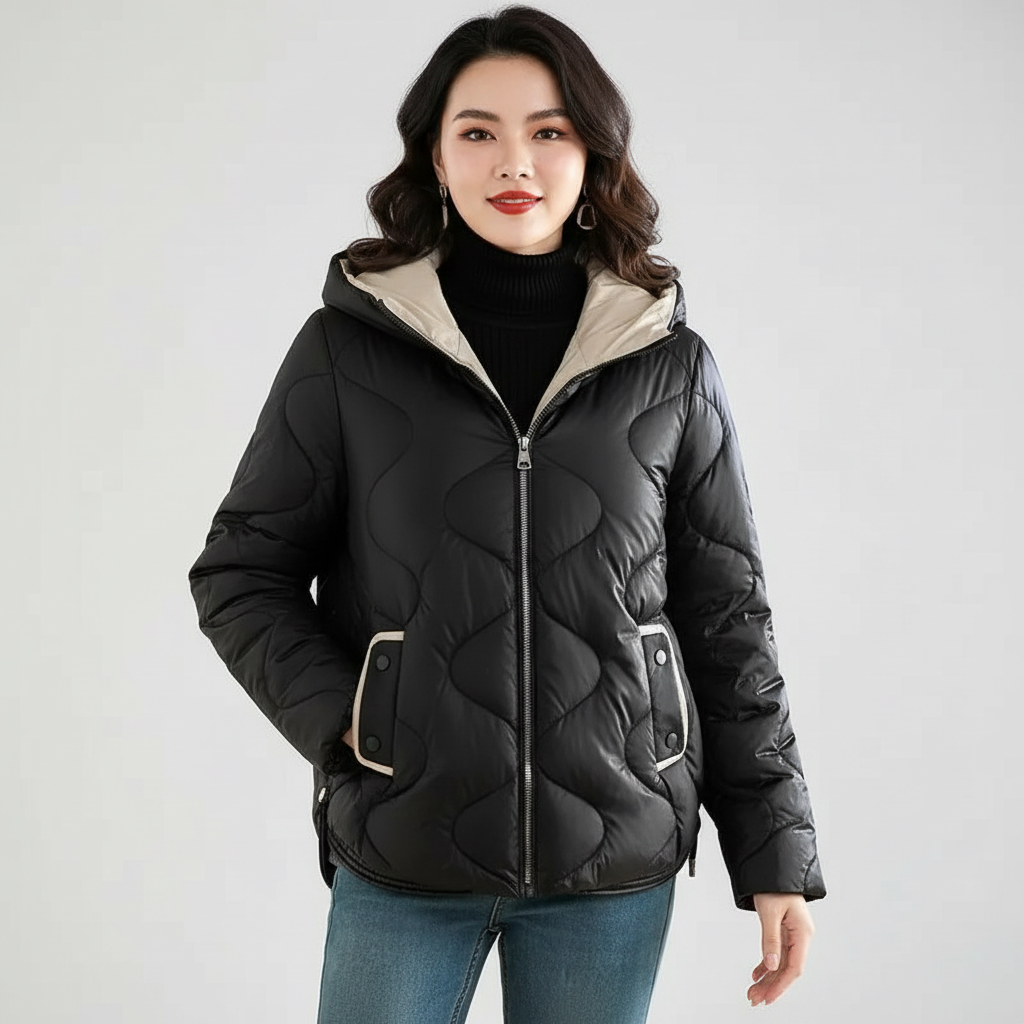 Alyssa | Hooded Puffer Jacket for Women
