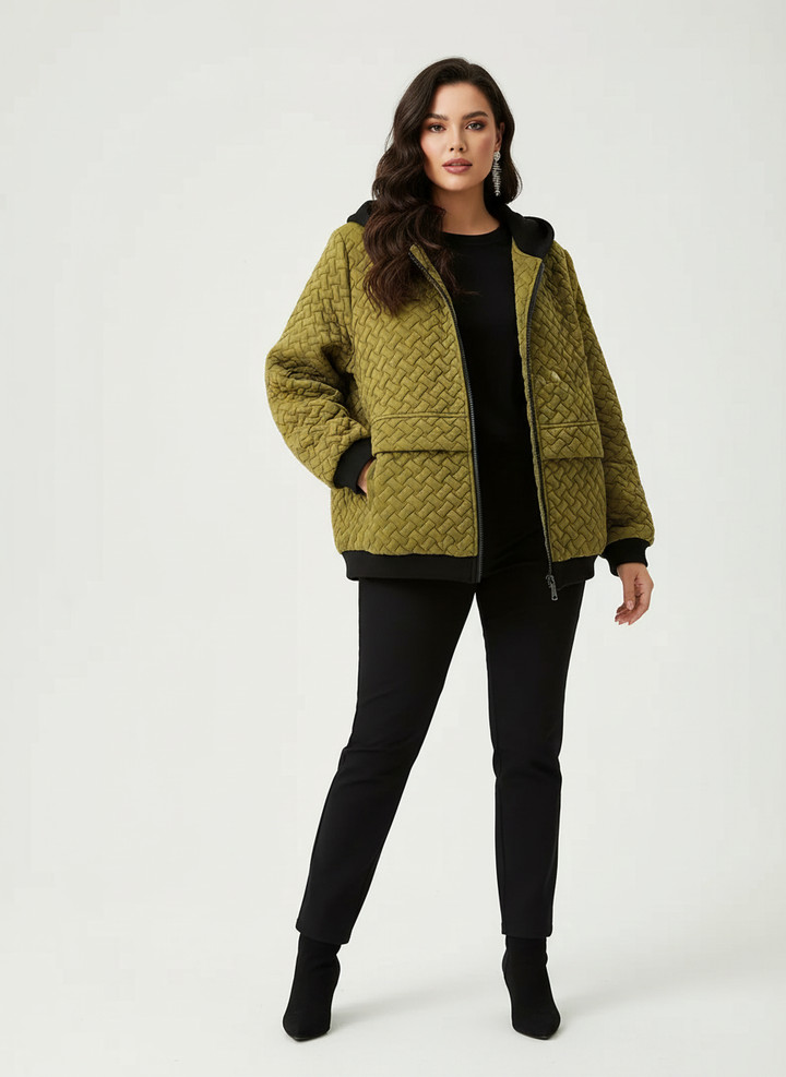 Theodora | Long Quilted Jacket for Women