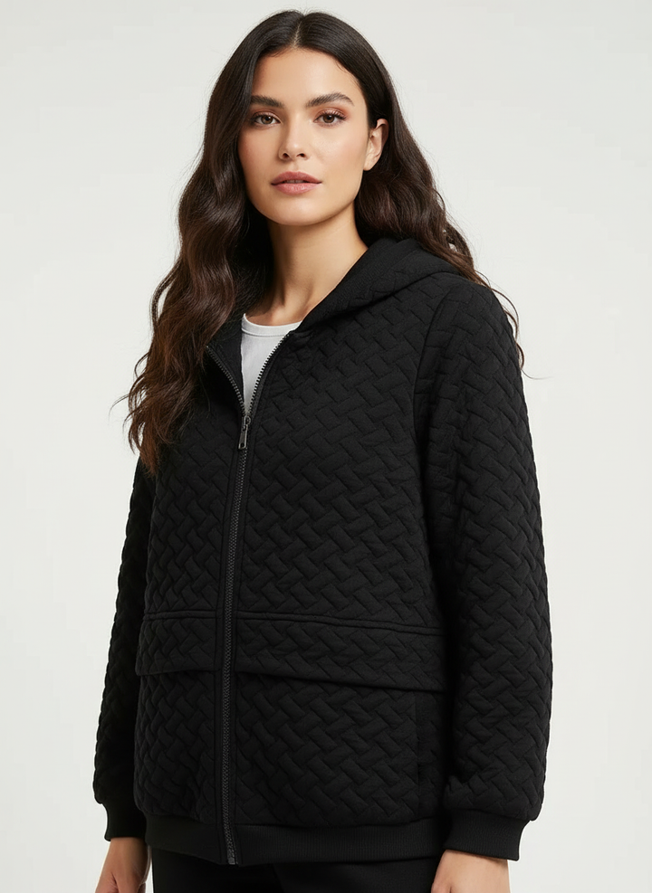 Theodora | Long Quilted Jacket for Women