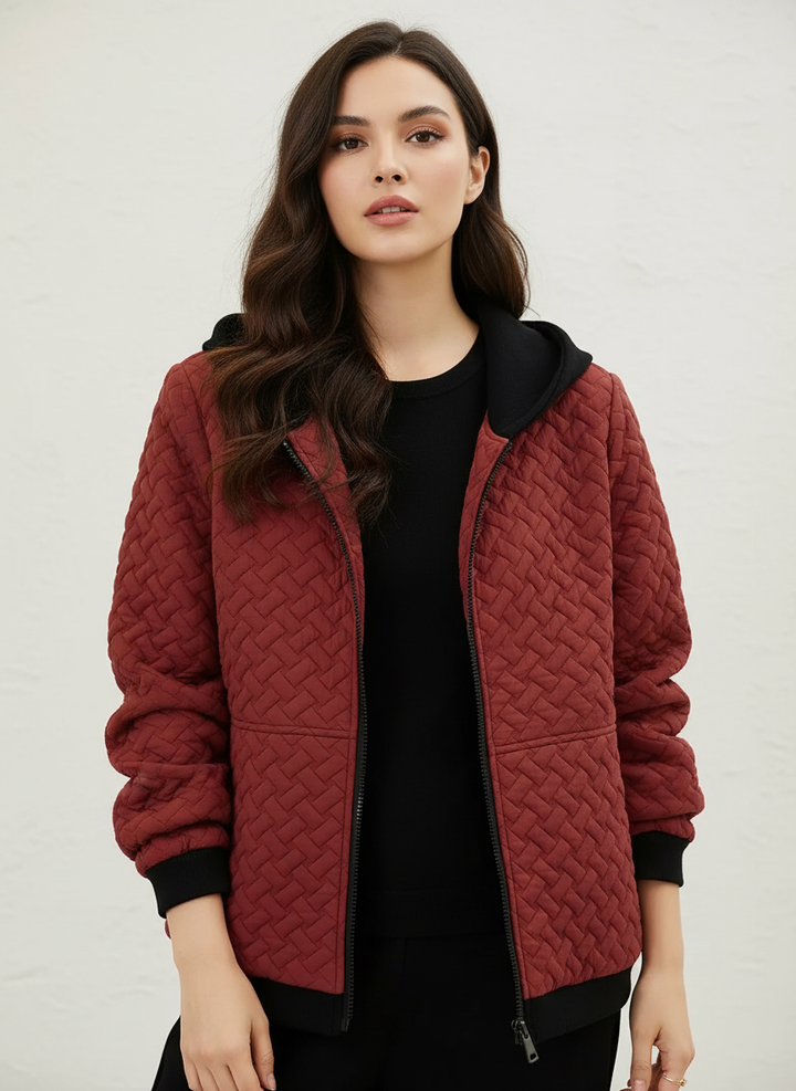 Theodora | Long Quilted Jacket for Women