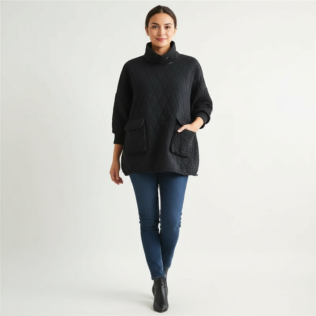 Alexis | Oversized High Neck Sweater for Women