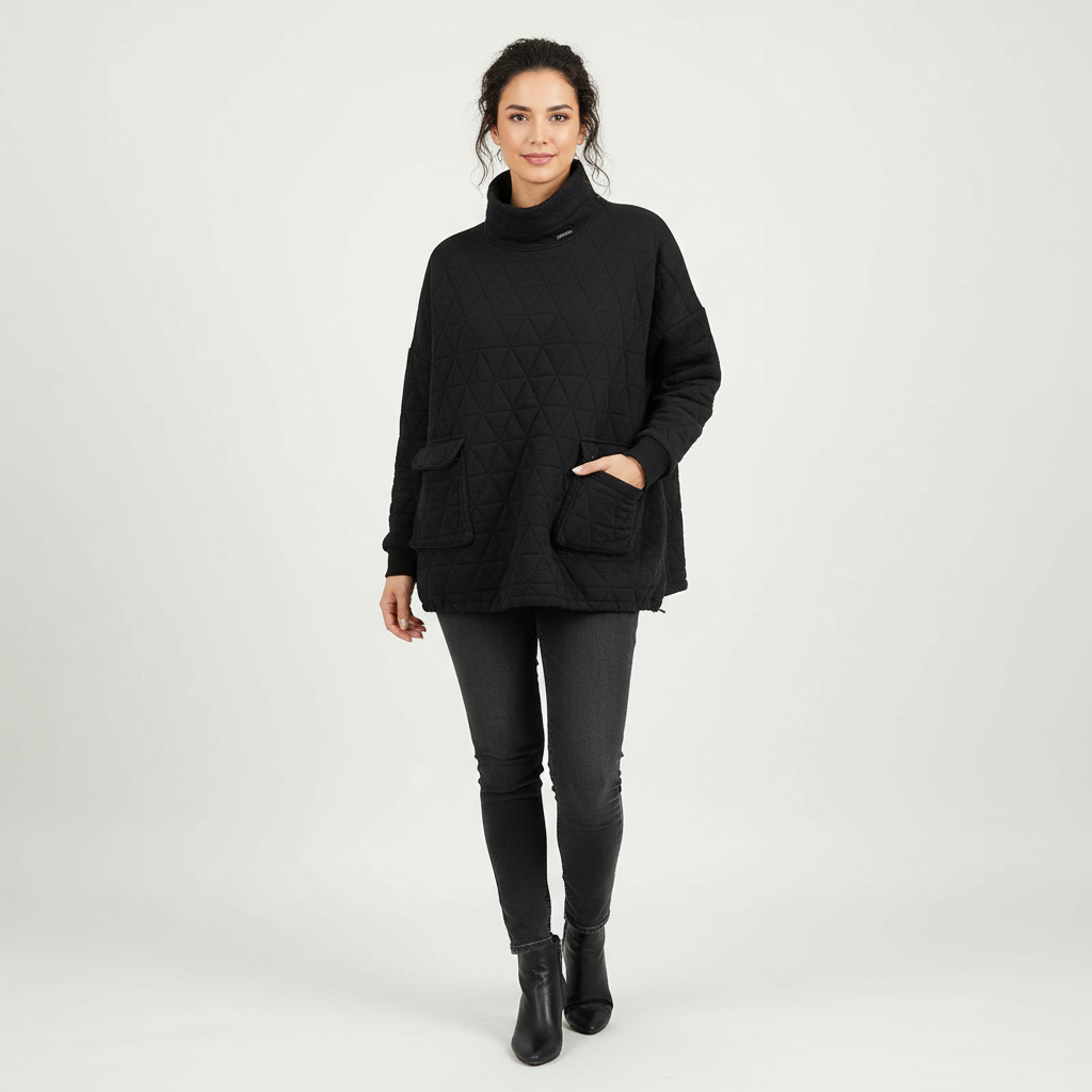 Alexis | Oversized High Neck Sweater for Women
