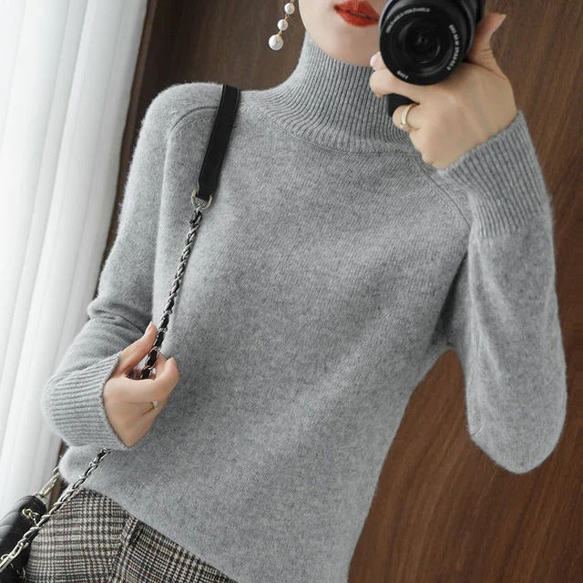 Riley | Cashmere Turtleneck Sweater for Women
