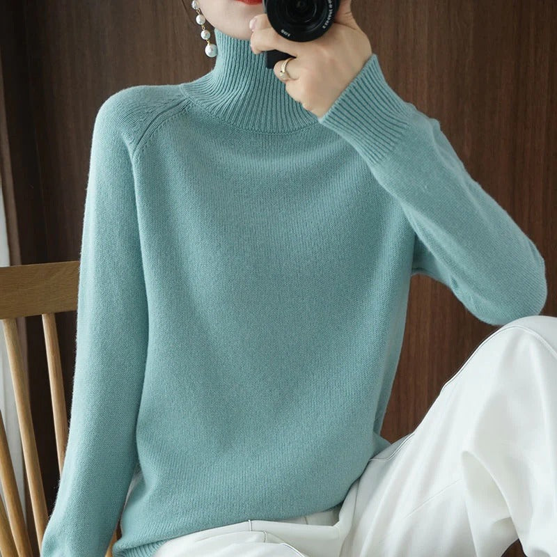 Riley | Cashmere Turtleneck Sweater for Women