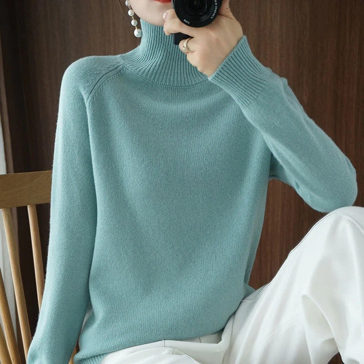 Riley | Cashmere Turtleneck Sweater for Women