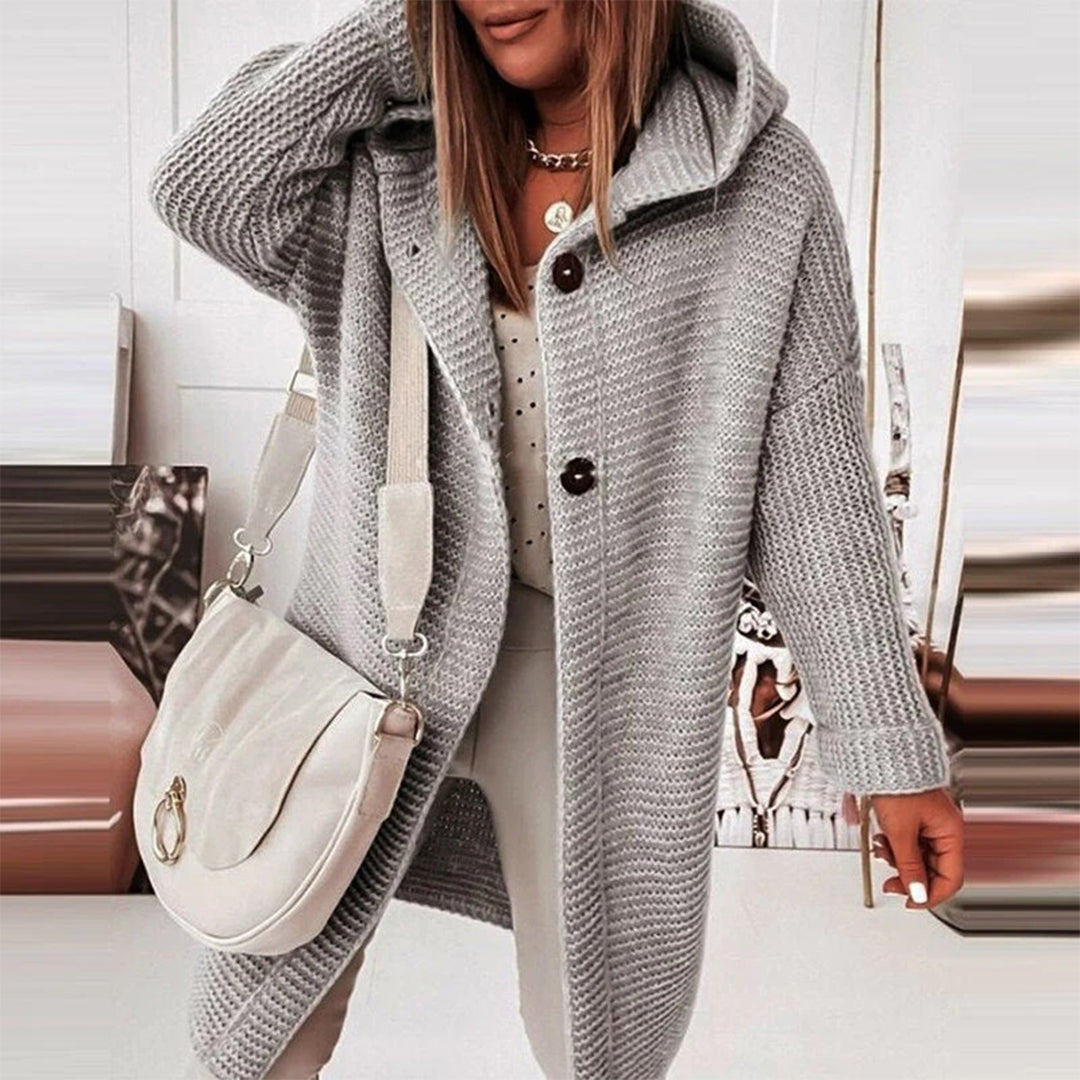 Bella | Hooded Longline Cardigan for Women