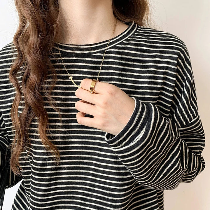Christina | Striped Button-Up Shirt for Women