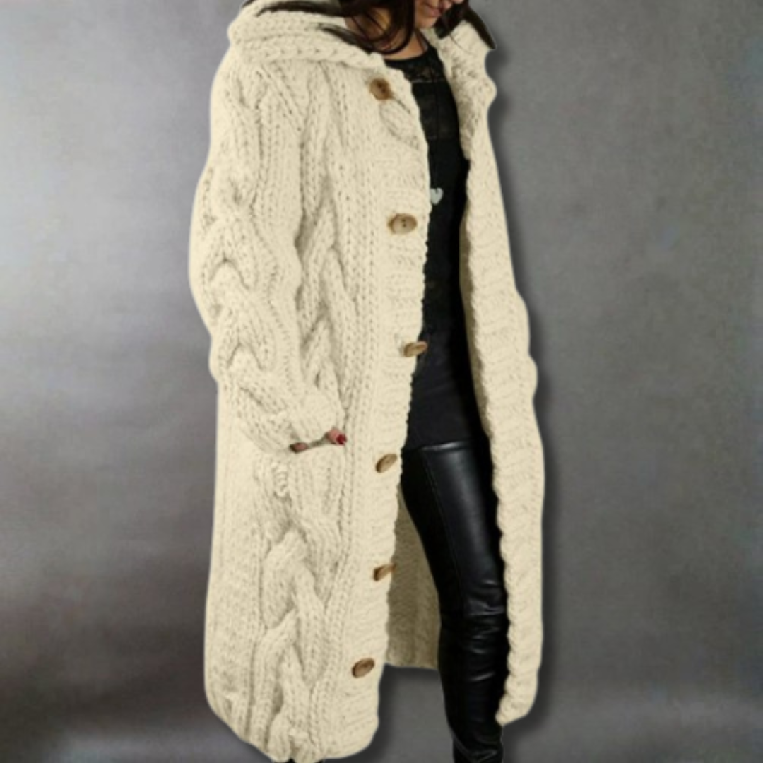 Nova | Oversized Long Knit Cardigan for Women