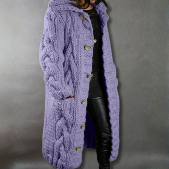 Nova | Oversized Long Knit Cardigan for Women