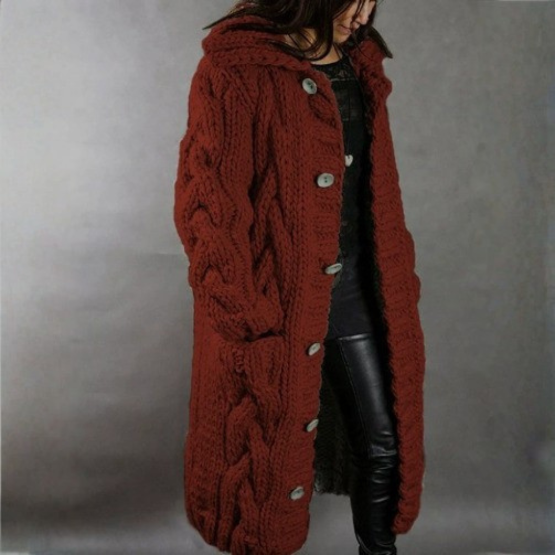 Nova | Oversized Long Knit Cardigan for Women