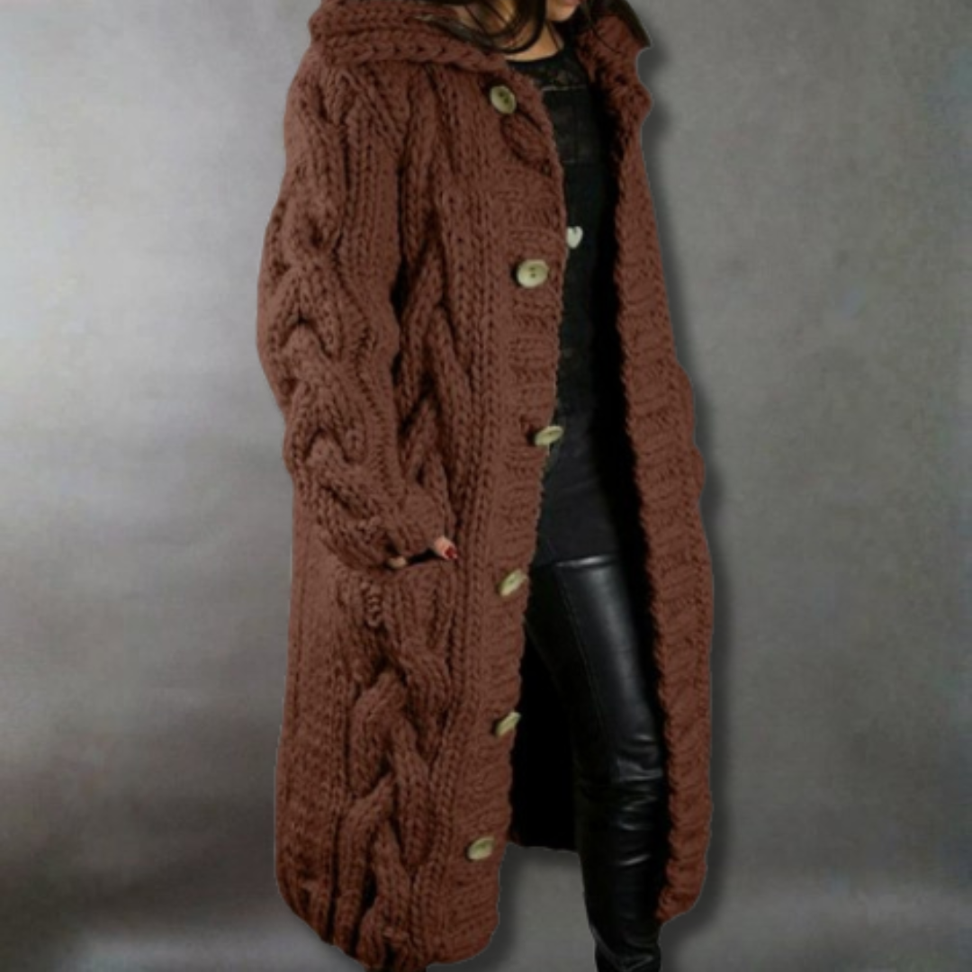 Nova | Oversized Long Knit Cardigan for Women