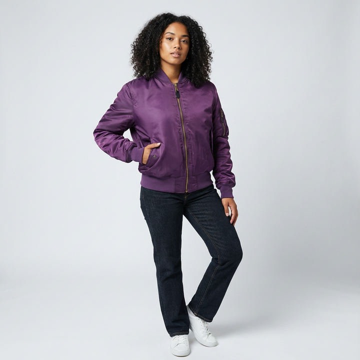 Camilla | Zip-Up Bomber Jacket for Women