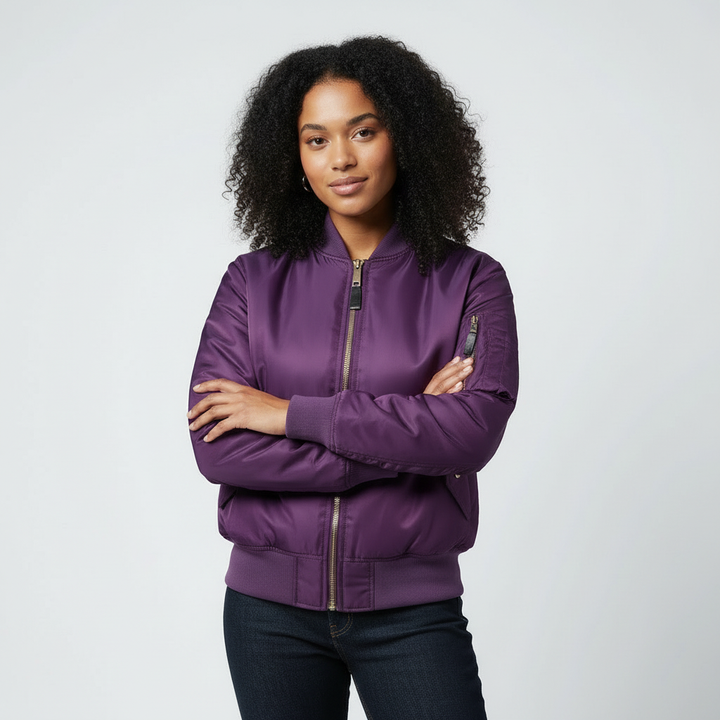 Camilla | Zip-Up Bomber Jacket for Women