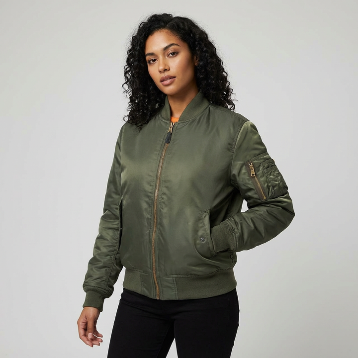 Camilla | Zip-Up Bomber Jacket for Women