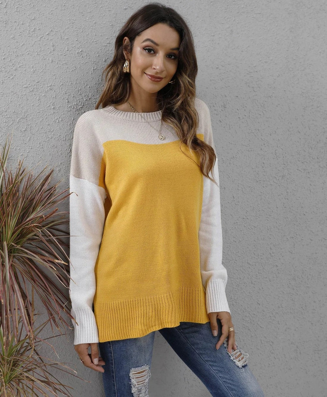 Louisa | Colourblock Sweater for Women