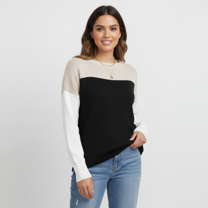 Louisa | Colourblock Sweater for Women