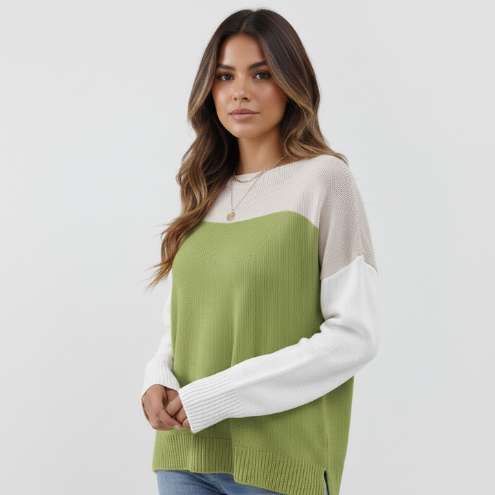 Louisa | Colourblock Sweater for Women