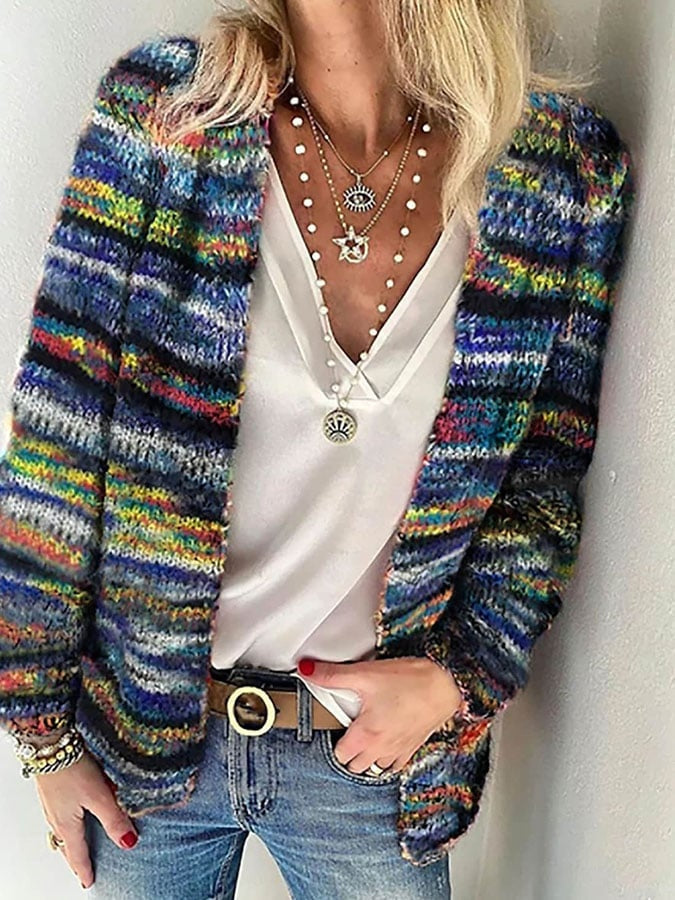 Priscilla | Striped Cardigan for Women