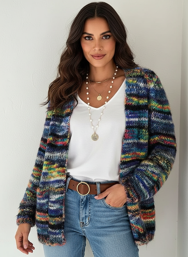 Priscilla | Striped Cardigan for Women