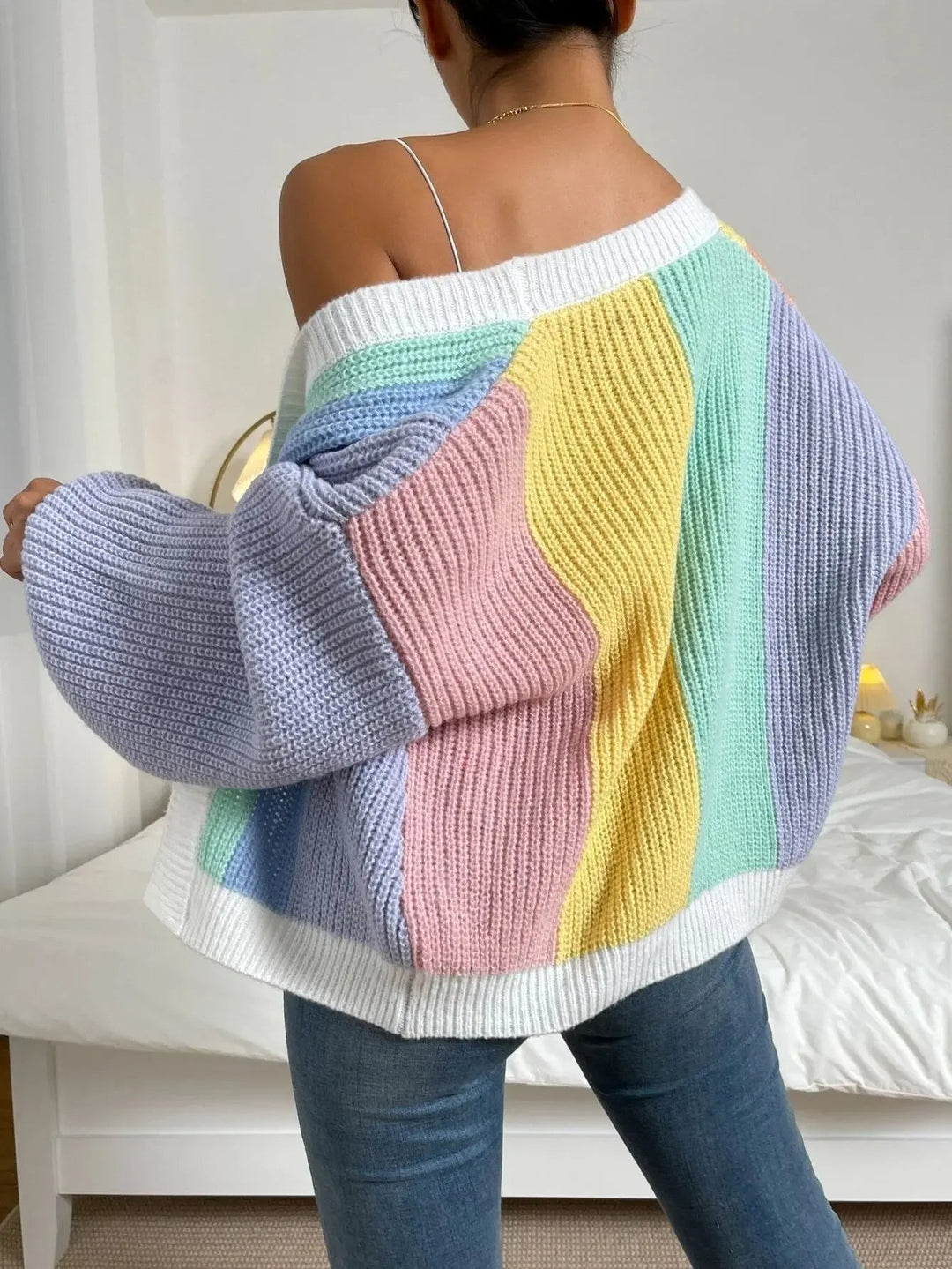 Erin | Colourblock Cardigan for Women