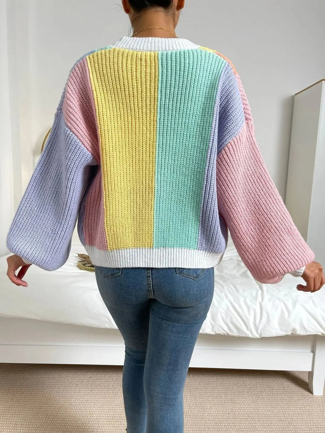 Erin | Colourblock Cardigan for Women
