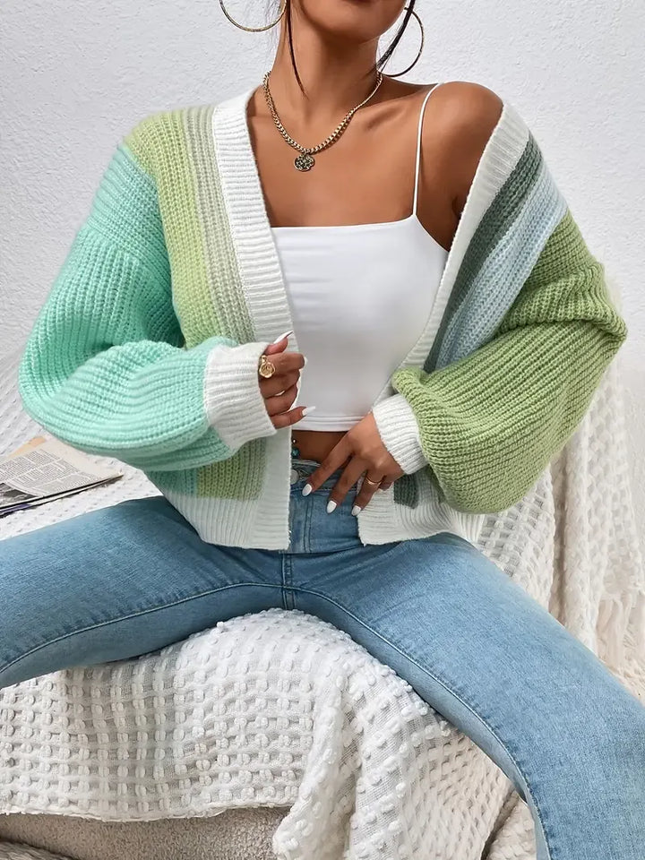 Erin | Colourblock Cardigan for Women